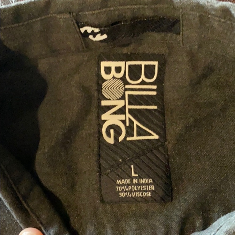 BILLABONG Large Button Front Shirt - Picture 2 of 5